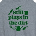 thumbnail image 3 of Instant Message - Still Plays In The Dirt - Women's Racerback Tank Top, 3 of 6