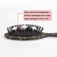 thumbnail image 5 of Dark Christmas Golden Reindeer Pattern Hair Brush,Girls Detangling Hair Brush,Glide Through Tangles with Ease for Wet & Dry Hair,8.8"X2.8", 5 of 7