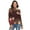 leaves, pinecone and poinsettia., variant on Islamic Pattern Women's Turtleneck Sweater Long Sleeve Ribbed Fitted Turtle Neck Casual Fall Winter Collection Top S