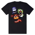 thumbnail image 2 of Five Nights at Freddy's T-Shirt Men's Chica Fazbear and Bonnie Adult Short Sleeve Tee, 2 of 5