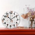 thumbnail image 2 of Cute Cartoon Deer Round Wall Clock, Battery Operated Silent Non Ticking Desk Clock for Home Bedroom Kitchen Office School Wall Clock 9.9 Inch Home Decor, 2 of 6
