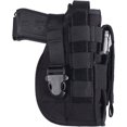thumbnail image 1 of Universal Tactical Gun Holster Right Handed Molle Pistol Holster Combat Airsoft Waist Belt Holster Black Brown Green Multicam for Right Handed (5 Colors, 1 of 5