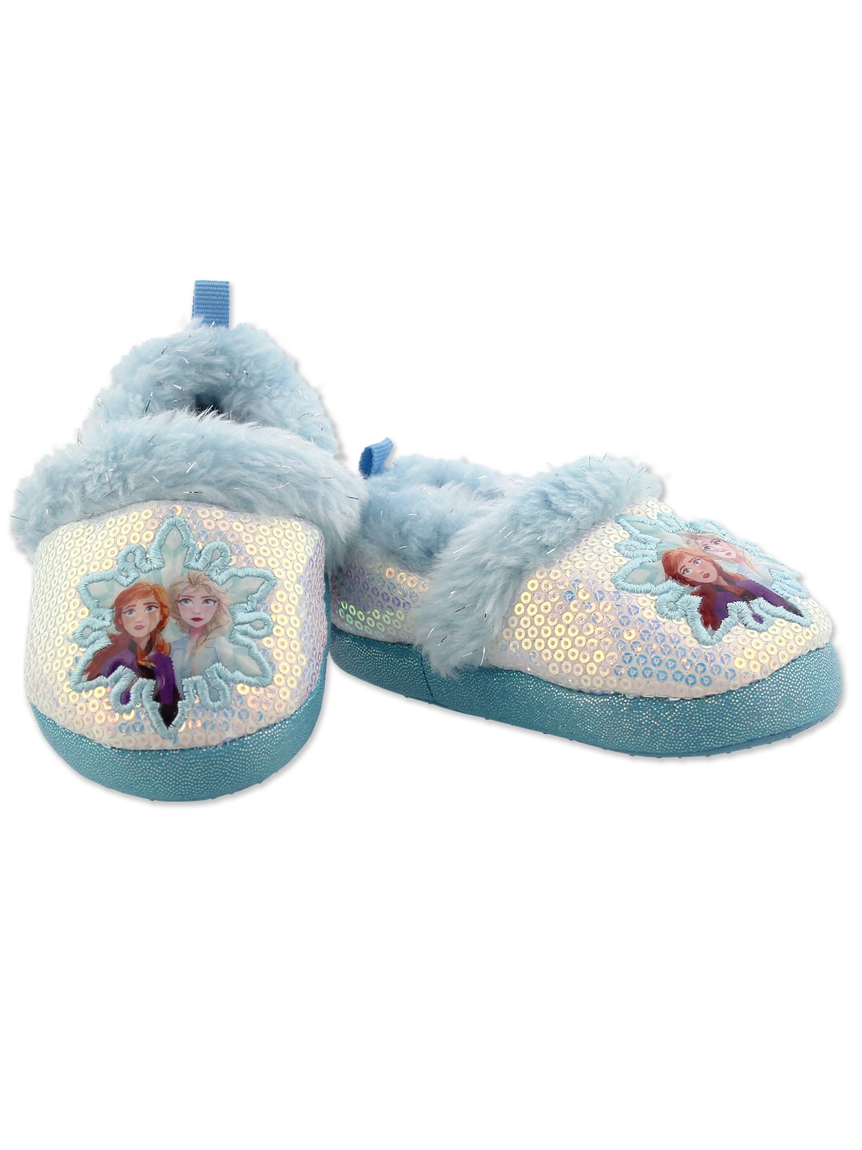 Disney Frozen Childrens Slipper Socks Elsa and Anna 2 Pack 