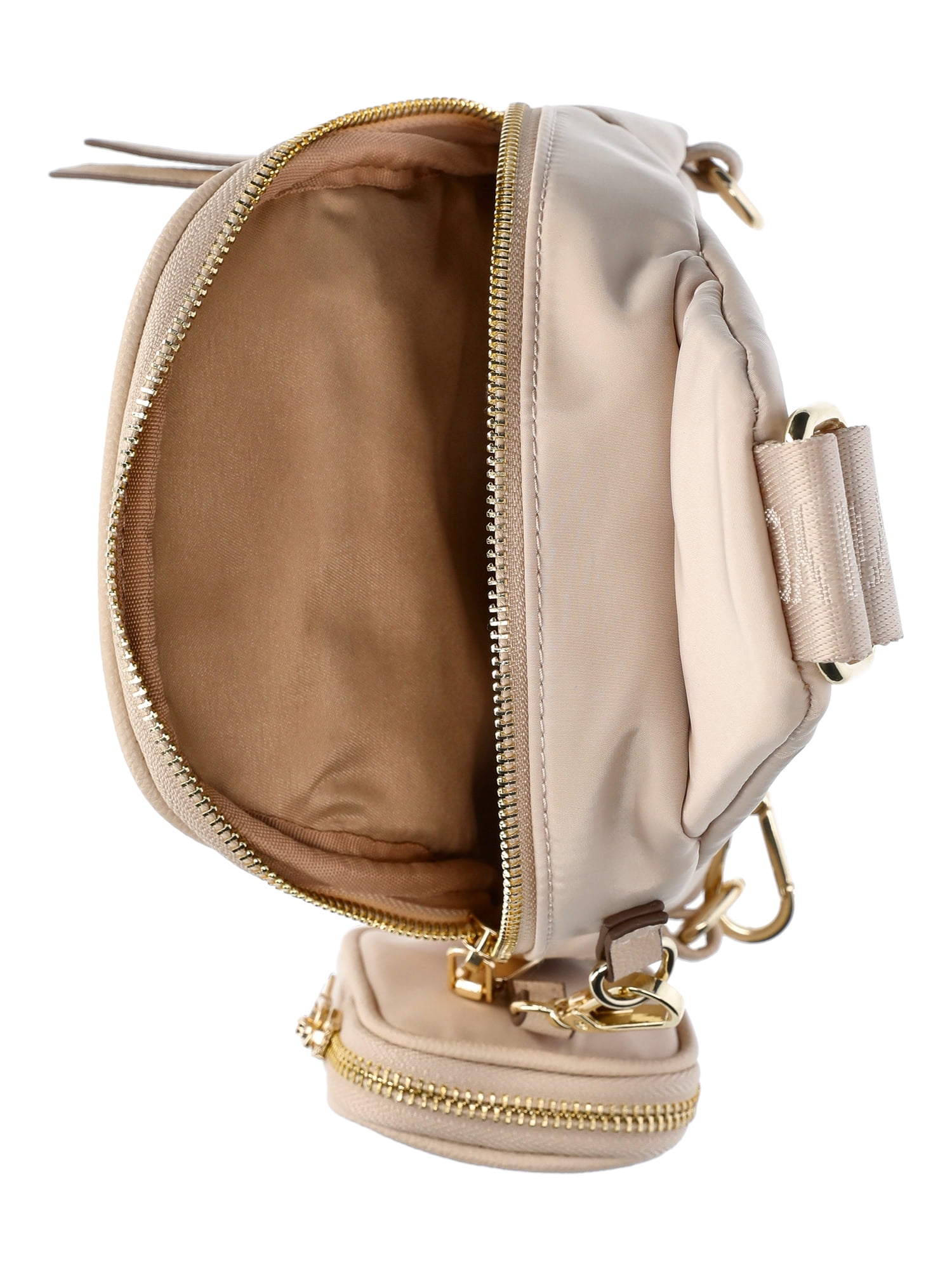Madden NYC Women's Nylon Sling Bag, Khaki