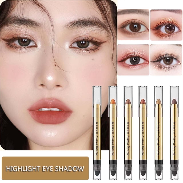 onlyliua Ofertas Del Prime Day de Hoy 2024 Sombra de Ojos Monocromático, Brillo Fino Perlado, Sombra de Ojos Iluminadora de Belleza, Maquillaje Europeo