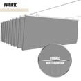 thumbnail image 3 of TANG Sunshades Depot Waterproof Pergola Shade Cover Retractable Replacement Awning Canopy Wave Shade Grey 4'x06', 3 of 5