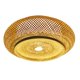 thumbnail image 4 of Lámpara de techo LED moderna, accesorio de iluminación decorativa, lámpara de bambú, cubierta de luz de para sala de estar, Hotel, cocina, 50cmx16cm Sunnimix Lámpara de techo, 4 of 8