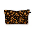 thumbnail image 1 of Estuche de cosméticos con patrón de Halloween, bolsas de maquillaje de calabaza fantasma de Calavera, organizador de artículos de tocador de lápiz labial de moda informal para niñas LIUWENJING unisex, 1 of 2