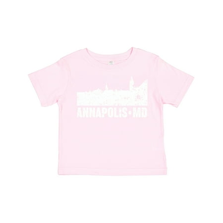 

Inktastic Annapolis Skyline Grunge Gift Toddler Boy or Toddler Girl T-Shirt