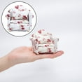 thumbnail image 4 of 1/12 sofá floral de en miniatura con almohada para sillón juguetes para muebles de habitación Sofá individual Baoblaze miniaturas de casa de muñecas, 4 of 8