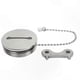 thumbnail image 1 of Polished 316 Stainless Steel Boat Deck Fill Cap with Key for Marine Use, 1 of 4