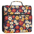 thumbnail image 5 of FORMRS Zipper Binder with Shoulder Strap 2-inch Ring 500 Sheet Capacity File Bag, Red Floral, 5 of 5