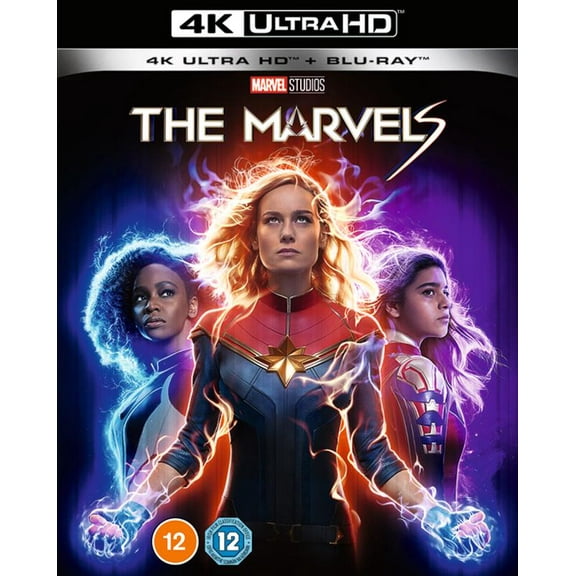 The Marvels (4K Ultra HD) Brie Larson Zawe Ashton Zenobia Shroff Teyonah Parris Abraham Popoola