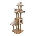 thumbnail image 1 of Catit Vesper High Base, Walnut, Extra Large Cat Tree, 1 of 7