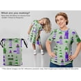 thumbnail image 6 of oneOone Cotton Cambric Medium Purple Fabric Sea Lighthouse Dress Material Fabric Print Fabric By The Yard 56 Inch Wide, 6 of 6