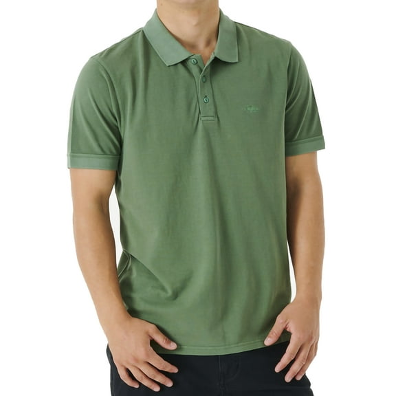 Faded Short Sleeve Polo Shirt [Jade]