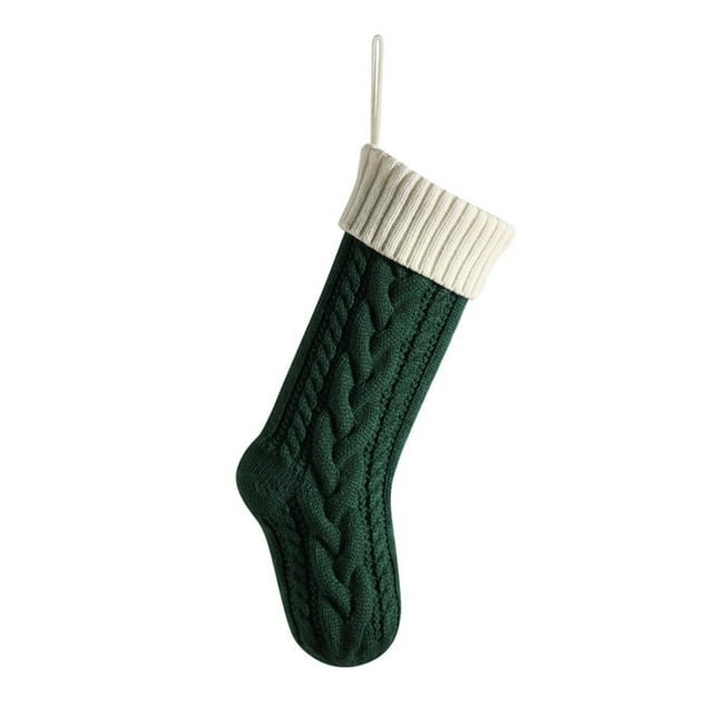 ziyahi Chaussettes Tricotées Exquises Confortables Résistantes à l'Usure Bas de Noël Type g