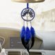 thumbnail image 2 of Atrapasueños Pequeño Atrapasueños De Plumas Hecho A Mano Decoración Del Coche Atrapasueños Árbol De La Vida Atrapasueños Para Dormitorio Coche Hogar, Azul Rojo Verde Cocina, Decoración y Otros, 2 of 5