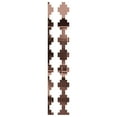 thumbnail image 3 of Ekena Millwork 47"H x 1/8"T Gypsum Adjustable Acrylic Decorative Slat Wall Panel Kit, Rose Gold Mirror (contains 14 Slats + 1 Straight Edge Starter Slat), 3 of 11