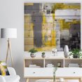 thumbnail image 3 of Design Art - Grey and Yellow Blur Abstract, 3 of 5