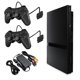 thumbnail image 2 of Sony PlayStation 2 PS2 Slim Console System Bundle with 2 Retrofam Controllers and Blitz: The League Game (Refurbished), 2 of 6
