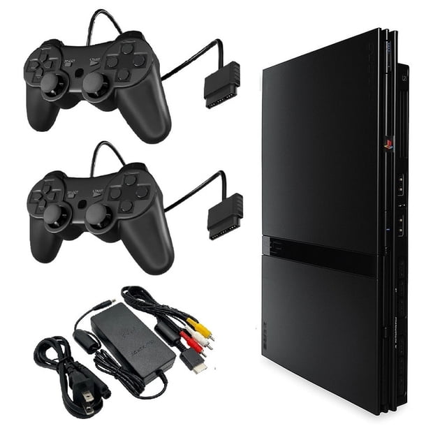 Sony Playstation 2 PS2 Console Slim - 2 Controllers