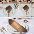 thumbnail image 2 of Brown Abstract Cloth Napkins, Modern Minimalist Geometric Washable and Reusable Dinner Napkins Set of 8, Table Napkin for Kitchen Party Birthday Wedding Hotel Housewarming 20"x20", 2 of 8