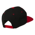 thumbnail image 4 of Arial Number 6 Embroidered Classic Two Tone Cap - Black Red OSFM, 4 of 5