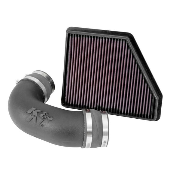 K&N Cold Air Intake Kit: High Performance, Guaranteed to Increase Horsepower: 50-State Legal: 2010-2014 CHEVROLET (Camaro)57-3075