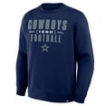 thumbnail image 2 of Men's Fanatics Navy Dallas Cowboys Powerful Throw Legacy Sweatshirt, 2 of 3