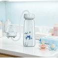 thumbnail image 4 of Kumdkd 300ml/10oz Bottle with Anti-Colic System & Pacifier,Includes Cleaning Brush for Easy Hygiene, Hands-Free Self Feeding Milk Bottle for Car Seat, Safe Comfort Feeding (5.83 x 2.56 x 2.56in), 4 of 5