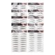 thumbnail image 2 of Pegatinas para cejas 10 pegatinas especiales para cejas tipo maquillaje uso desechable no tóxico fácil de usar para principiantes para diferentes maquillajes ANGGREK Otros, 2 of 8