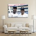 thumbnail image 5 of Hank Aaron & Willie Mays Baseball Gifts Canvas Painting Poster Wall Art Decorative Picture Prints Modern Decor 16x24inch(40x60cm), 5 of 6
