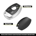 thumbnail image 4 of Unique Bargains Vehicle Key Fob Cover 3 Button Remote Key Fob Case with Keychain Blue for Mercedes Benz C E S M CLS CLK G, 4 of 7