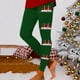 thumbnail image 1 of MKLEKYY Leggings para mujer Leggings para mujer Leggings de entrenamiento Pantalones con estampado navideño de bloques de color Leggings suaves y elásticos 2214, 1 of 4