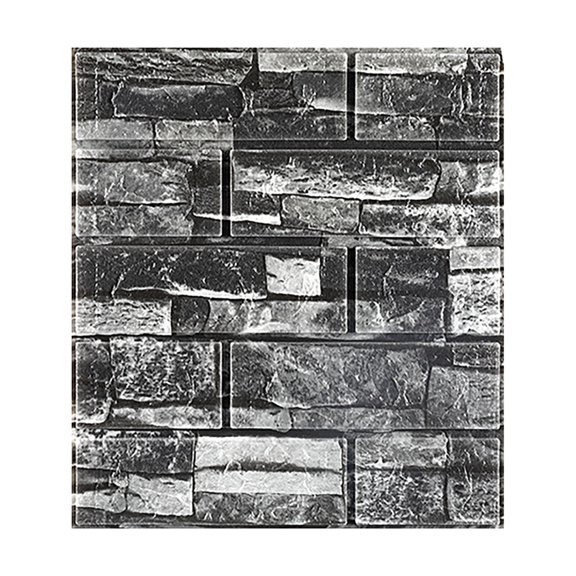 VINOIC 3D Foam Peel & Stick Backsplash Tiles 14x15inch Kitchen Window Crystal Texture