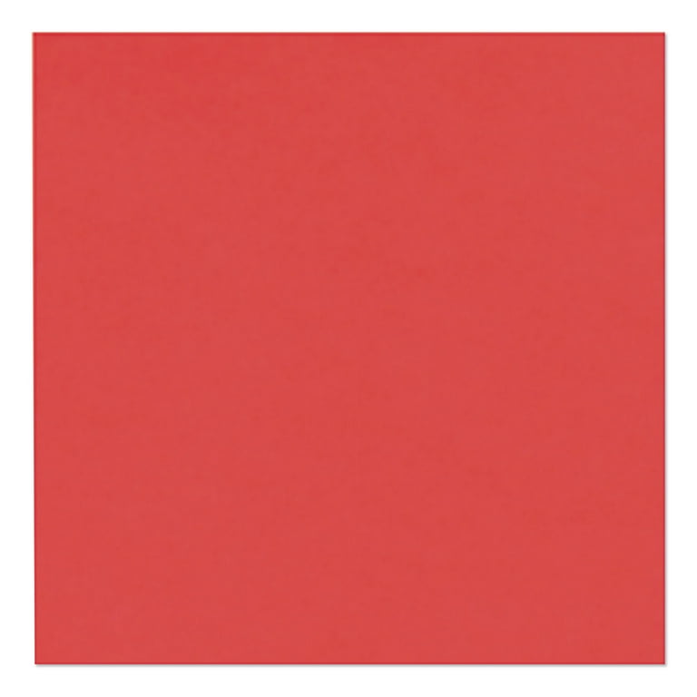 Tru-Ray, PAC103062, Heavyweight Construction Paper, 50 / Pack, Red 