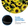 thumbnail image 5 of Disketp Sunflowers In Vintage Small Mouse Pad 7.9x7.9 Inches,Washable Round Mousepad For Office Laptop Computer,Non-Slip Rubber Base Mouse Pads For Wireless Mouse, 5 of 9