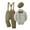 Green-Plaid, variant on Baby Boy Clothes Suit 0-24M Newborn Infant Formal Outfit Dress Shirt Bowtie Pants Hat 4PCS