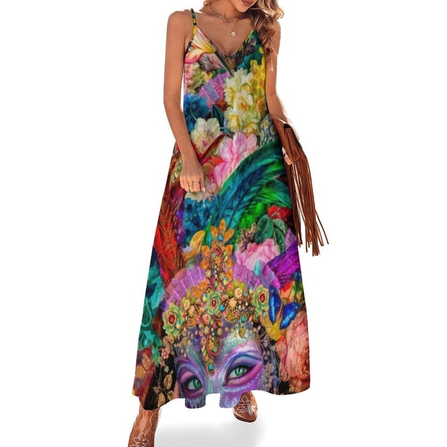 Vestido sin mangas de la musa de Mascherari, vestido de mujer, vestido de lujo, vestidos para mujer 2024, diseñador de lujo, fiesta