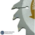 thumbnail image 2 of Benchmark Abrasives 6" TCT saw blade with 24 Teeth is excellent for general purpose ripping and trimming of softwoods and hardwoods, 2 of 3