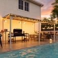 thumbnail image 4 of Leukture 12ft Wall Mounted Lean to Metal Awnings Bar Counter Accessories (No Awning), 4 of 5