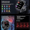 thumbnail image 4 of Pulse Physiotherapy ECG Blood Glucose Smart Health Watch Fitness Running Watch Bluetooth Temperature Monitoring Pedometer Compatible with Android iOS, 4 of 5