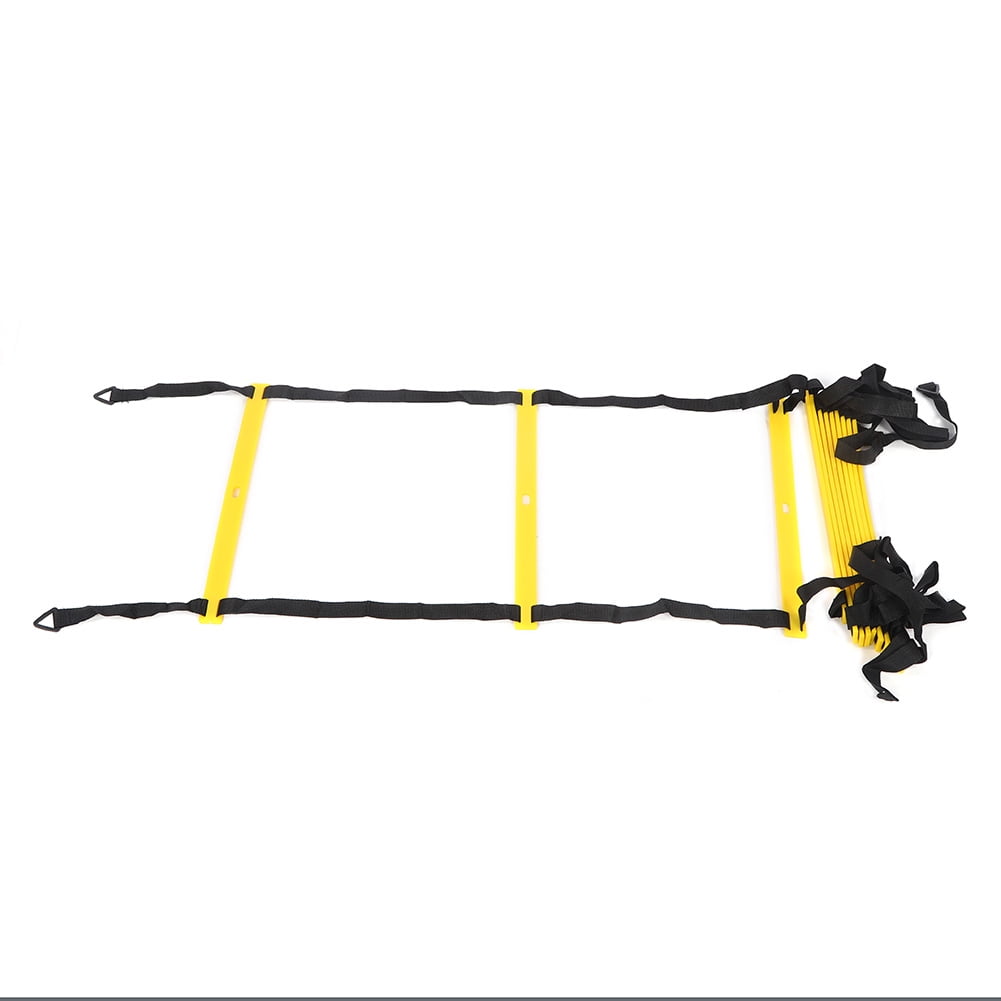 NFTIGB 12 Rung Running Competition Football Training Warm Up Speed Reinforced Soft Agile Step Ladder