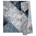 thumbnail image 5 of MDA Home Orelsi Gray/Blue Contemporary Polypropylene Area Rug - 5'2" x 7'5", 5 of 5