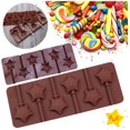 thumbnail image 1 of Molde de silicona para hacer piruletas, reutilizable, para hornear, pasteles, dulces, chocolates y piruletas, capacidad para 8 unidades., 1 of 8