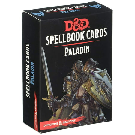 Dungeons & Dragons - Spellbook Cards: Paladin (69 cards), Spell name and important info is easy to find for quick reference.  By Gale Force