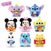 Snackles 5 inch Plush Disney Series Mystery Capsule (Assorted), Soft Stuffed Animal Toy by ZURU
