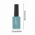 Advanced Gel Nail Coat Madame Glam Gel Polish Clear Nail Strengthening