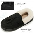 thumbnail image 3 of Ecetana Fuzzy Memory Foam Slippers for Women Comfortable Warm House shoes, 3 of 6